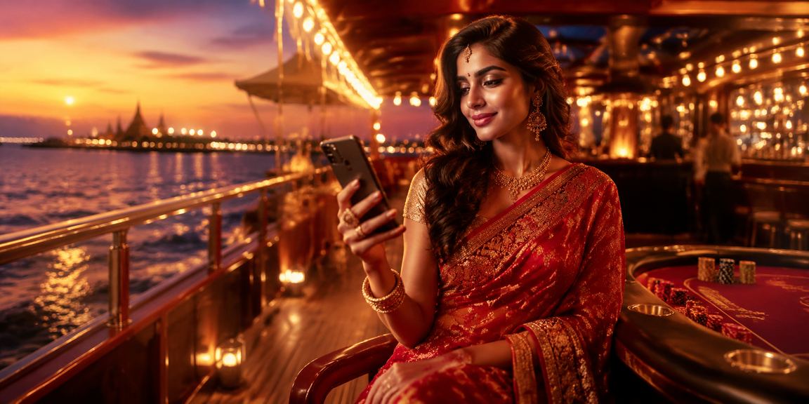 Rummy player enjoying game on mobile device in Chennai